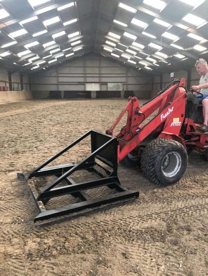 Vlakraam voor grondwerk