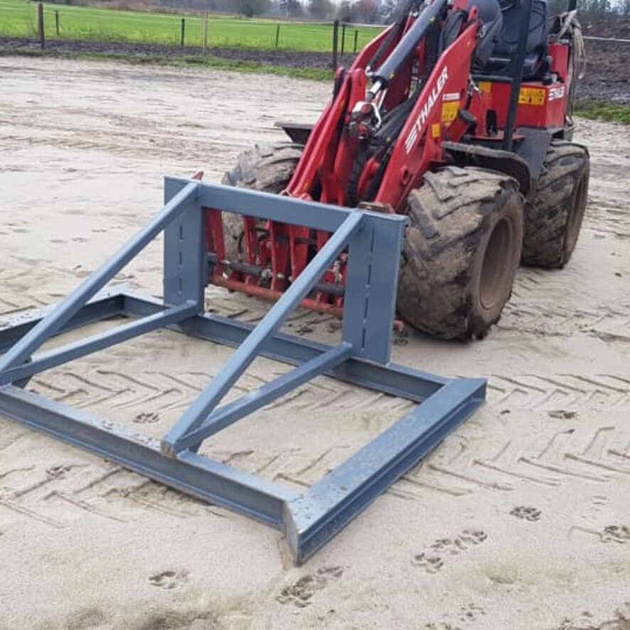 Vlakraam voor grondwerk