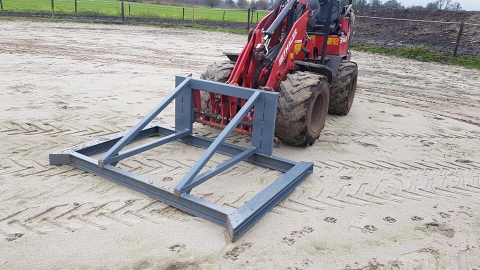 Vlakraam voor grondwerk